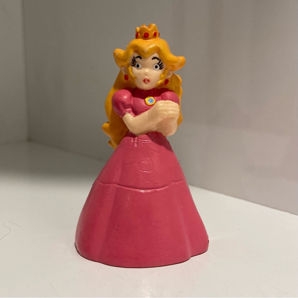 Vintage Princess Peach, by Applause Figure 
From Super Mario Bros., 1989.